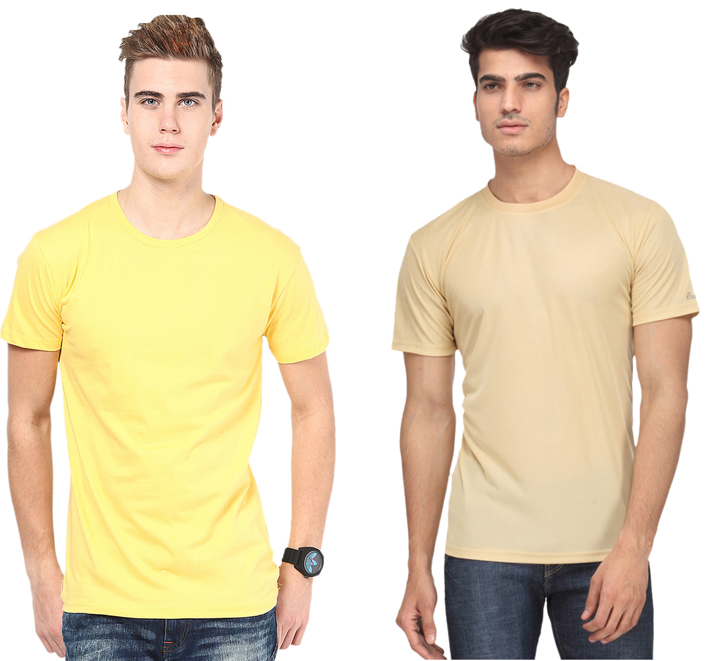 Ketex Round Neck Men's Polyester Blend Dri Fit T-Shirts (Pack of 2)