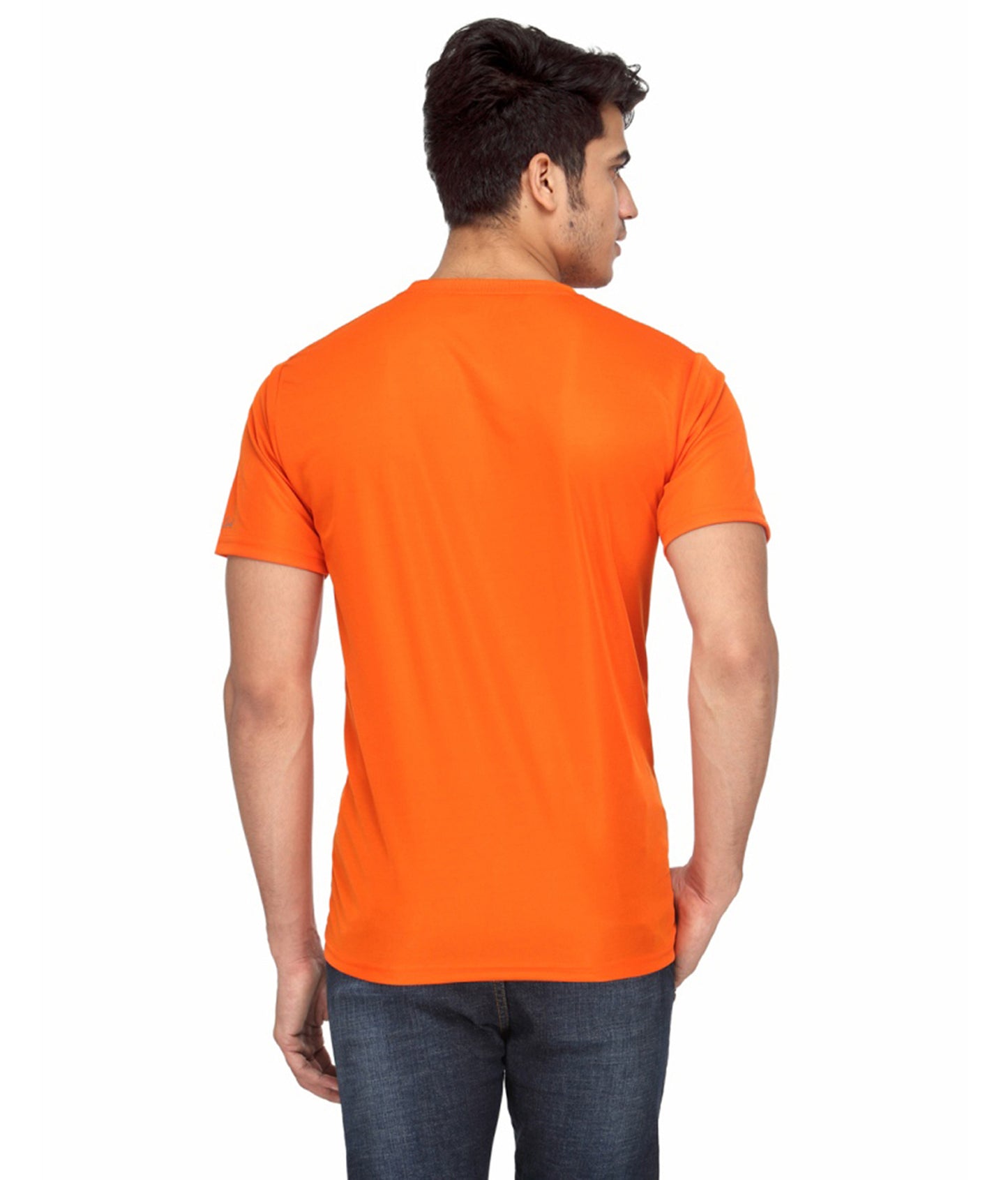 Round Neck Men's Polyester Blend Dri Fit T-Shirts (Pack of 2)