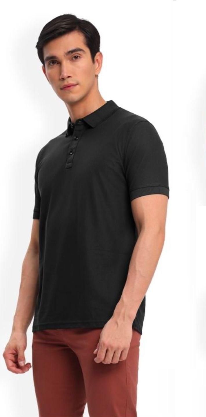 Pack of 3: Poly-Cotton Essential Polo T-Shirts