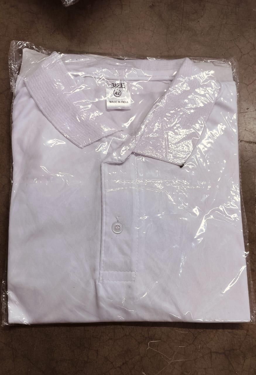 Pack of 3: Poly-Cotton Essential Polo T-Shirts