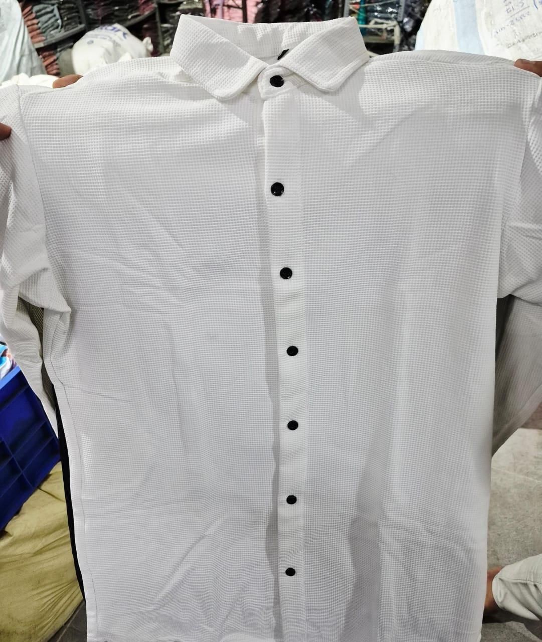 The Executive: Business Waffle Designer Fashion Men's Shirt