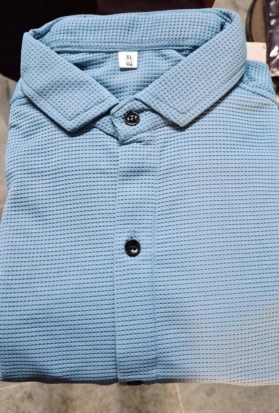 The Executive: Business Waffle Designer Fashion Men's Shirt