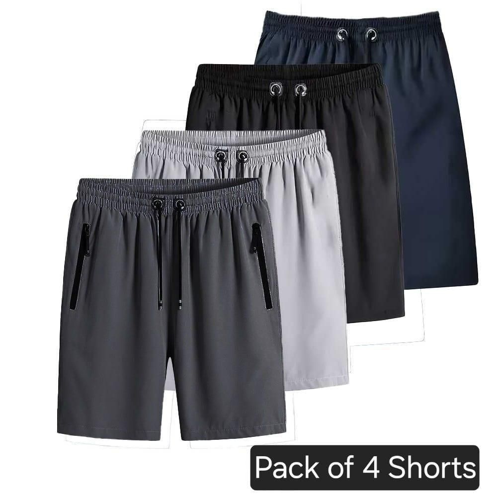 Pack of 4: Men's Ultimate Stretch Cotton Shorts