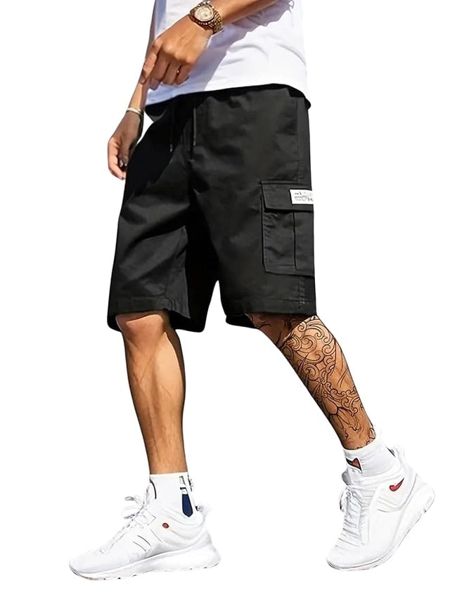 Men's Cotton Casual Cargo Shorts.